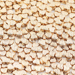 6MM 95-480PCS Double Love Heart Shape Multicolour CCB Material Loose Beads Spacers For Jewelry Making DIY Bracelet Accessories