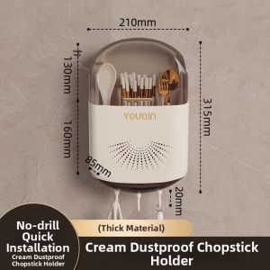 youqin | Wall Mounted Chopsticks Container Drainage Rack