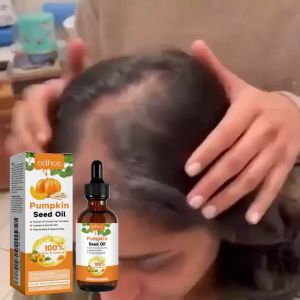 EELHOE Pumpkin Seed Oil Minyak Esensial Perawatan Rambut Nourishing Hair Roots Thickening Hair Care Essential Oil 60ml