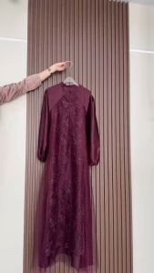 RAQUEL DRESS SILK SIZE M L XL XXL BUSUI FRIENDLY DRESS KONDANGAN DRESS PESTA DRESS BRIDESMAID DRESS SERAGAMAN KELUARGA DRESS LEBARAN SIMPLE MEWAH ELEGANT