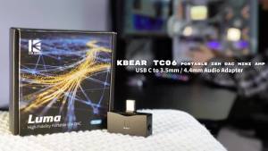 KBEAR | Bộ Khuếch Đại Tai Nghe Chuyển Đổi Kỹ Thuật Số Sang Analog (DAC) USB-C KBEAR Luma TC06 Với Điều Khiển Tích Hợp Tinh Chỉnh PEQ 384kHz/32bit Đầu Ra 3.5mm & 4.4mm