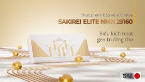 Viên uống bổ sung NMN hỗ trợ chống lão và làm đẹp da Sakirei Elite NMN 29160 - 15000mg NMN 90 viên