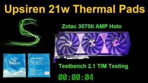 Upsiren 21W GPU CPU Tản Nhiệt Làm Mát Dẫn Điện Silicon Nhiệt Pad 85x45/100x100/120x20/70x20mm Chất Lượng Chính Hãng Pad