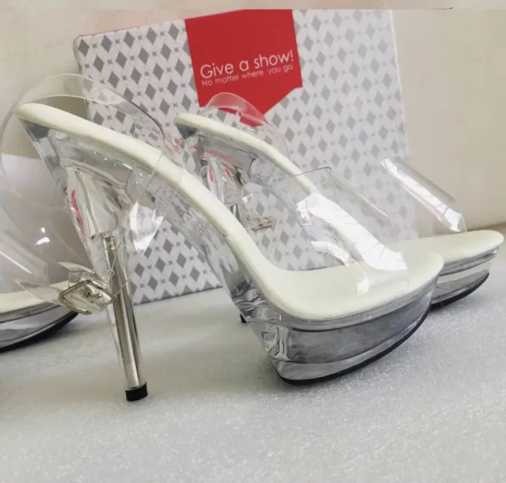 รองเท้าส้นสูง รองเท้าแก้ว | Lazada.co.th