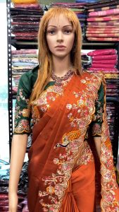 [Pre Order] 1 Minute Ready To Wear / Normal Rangoli  Silk    Saree ~ Delivery Lead Time : 10 days