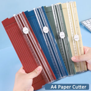 1PC Multi-functional bidirectional paper cutter portable paper cutting machine process cutting tool! School and office supplies