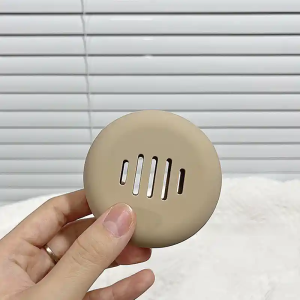 Portable Silicone Beauty Blender Storage Box Breathable Anti-Mold Outdoors round Shape Dirty-Free Specialized Air Cushion Puff Holder