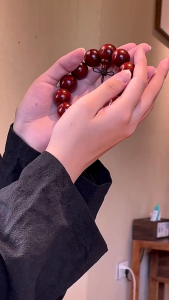Manik 小叶紫檀文玩佛珠手串【经典葫芦款】sandalwood mala beaded bracelet金星老料高密手链 福禄双全 纳福聚吉念珠