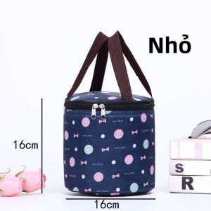 Túi Đựng Ăn Trưa Cách Nhiệt Hình Tròn Học Sinh