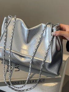 กระเป๋าสะพายข้างผู้หญิงแฟชั่นความจุขนาดใหญ่ กระเป๋าถือสำหรับใส่โทรศัพท์มือถือ กระเป๋าสะพายไหล่ข้างเดียวสำหรับไปทำงานและเรียนรู้