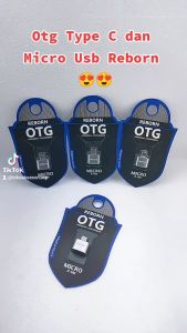 Otg Reborn R-0C2 R-0M2 Type C To Usb Micro To Usb Bahan Besi