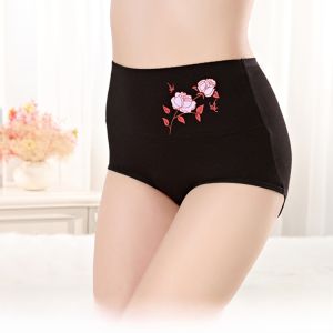 plus Size Womens Cotton Underwear High Waist Lift Butt 5 Pack Comfortable Breathable Briefs plus Size Comfortable Briefs