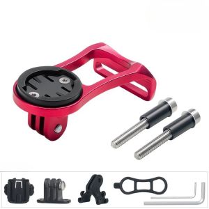 Bicycle Stem Extended Bracket Bike Headlight Mount Computer Holder Lamp Support Rack Alloy Fiber Stand For Garmin Bryton Cateye