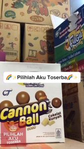 CANNON BALL Coklat Kunyah isi 24 sachet - (HARGA 1 BOX)