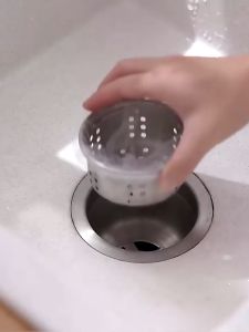 Johor Seller | 100pcs Kitchen Sink Vegetable Washing Basin Stainless Steel Sink Drain Filter Screen Toilet Sewer Floor Drain Filter