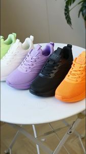 YGY-6689 รองเท้าผ้าใบแนวสปอร์ต ทรงสวย น้ำหนักเบา พื้นสูง 3.5 ซม. มี 5 สี ไซส์ 36-42 พร้อมส่ง