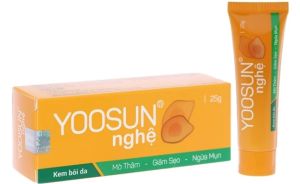 Kem giảm mụn Yoosun Facial Acne Gel với hoa cúc và gừng giảm dầu giảm sưng xẹp mụn viêm bọc.