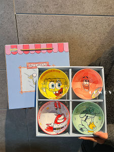 Cute Children Cartoon Underglaze Ceramic Bowl