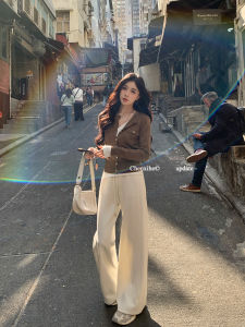 Áo Len Cardigan Cổ Tròn Dài Tay Nữ Dáng Ôm Vừa Vặn Chất Liệu Sợi Polyester 39% Sợi Acrylic 30% Sợi Mohair 6%