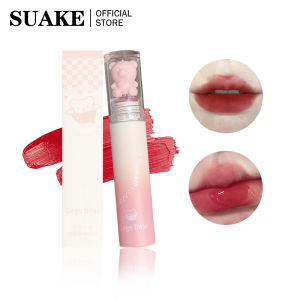SUAKE Lip Gloss Cute Bear Design Velvet Matte Long Lasting Waterproof Lipstick