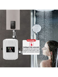 【Cod】intelligent Speed Booster Pump Home Pressure Automatic Water Small Booster Pump for Kitchen Sink Shower Head Outside Tap Hot Water High Pressure Pump for Water Heater Bathroom Tap Automatic Shower Booster Pump for House