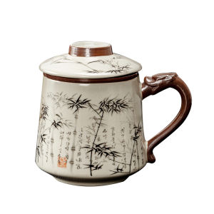 XIANGYE | Personal Use Ceramic Tea Water Separation Tea Cup