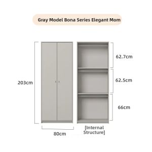 Hanssem | French Style Solid Wood Wardrobe for Kids Room Small Spaces