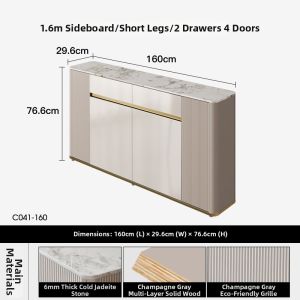Modern Luxury Entryway Cabinet for Small Spaces