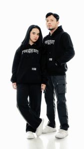 Sweater Hoodie Sherpa Premium Ready for Combat Sablon Gambar Belakang