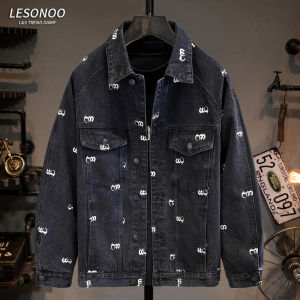LIANSENNIAO | Áo Khoác Jeans Mỹ Thêu Premium Đã Rửa