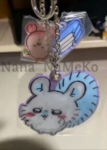 Chiikawa พวงกุญแจโปร่งใส เล่นแสง ลิขสิทธิ์แท้