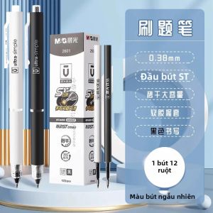 M&G | Bút Gel Khô Nhanh M&G 0.38mm Mực Đen Ruột Thay Thế Được Dành Cho Học Sinh Thi Cử Văn Phòng Chất Liệu Nhựa