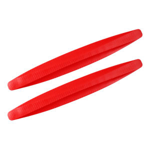 2Pcs Universal Anti-Collision Protector Rubber Car Door Products Auto Front And Rear Corner Bumper Cover Guard Lip Strip Sticker