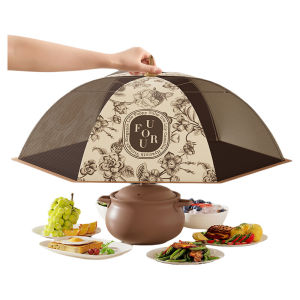 Tổng Hợp Các Món Ăn Thừa Có Thể Gấp Lại Thoáng Khí Chống Muỗi Dùng Để Bảo Quản Thức Ăn Trên Bàn Ăn Bằng Vải in Họa Tiết Cổ Điển