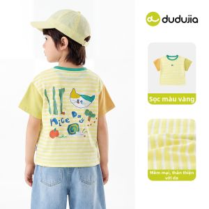 DUDUJIA | Áo Thun Trẻ Em Dành Cho Mùa Hè và Nghỉ Ngơi