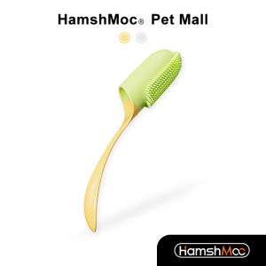 HamshMoc Portable Pet Finger Brush Ergonomic Design Soft Dog Toothbrush Deep Teeth Cleaning Dental Care For Puppies Cats