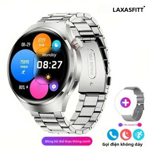 Đồng Hồ Thông Minh LAXASFIT GT4 Pro Màn Hình AMOLED 1.52 HD Màn Hình Đo Nhịp Tim NFC Cuộc Gọi Bluetooth Theo Dõi Thể Dục Thể Thao Dành Cho Nam Giới