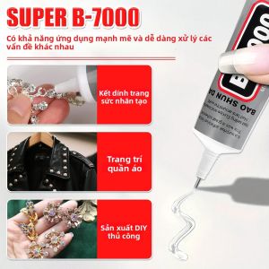 Keo Dán Đá Trang Trí Móng Tay B7000 15ML Siêu Chắc Dạng Gel Dùng Cho Trang Trí Móng 3D Đá Lấp Lánh Làm Đẹp Móng Chất Liệu Silicon