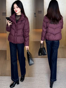 Fashionable Casual Short down Cotton Jacket Women Winter New Style Slimming Thick Warm Trendy Korean Version Straight Cut