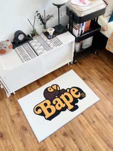 Fashionable Camouflage Carpet Bape Soft Non-Slip Washable Bathroom Bedroom Living Room Door Mat Absorbent Home Decor Rug