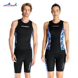 Lặn & buồm 2mm Wetsuit cơ thể riêng biệt ấm áo quần lặn vest nữ bơi lướt sóng sứa quần short lặn lạnh