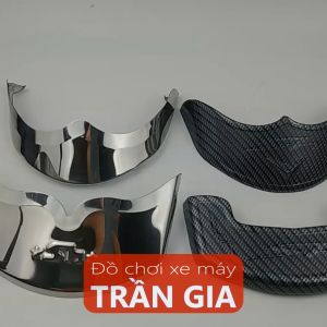 Bộ ốp mỏ dè xe SH nam 125i 150i năm 2012-2013-2014-2015-2016 trước sau chỉ mũi dè xi carbon - phụ kiện trang trí