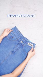 JINISO - Highwaist Rok Slit Jeans Panjang 998 SEVENTY