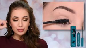 EELHOE  10.7g Mascara No makeup no smudging black thick lashes natural beautiful curly nourishing