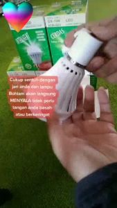 KEDAI REJEKI - Bohlam Emergency Lampu Sentuh Nyala 15 Watt SX / lampu emergency