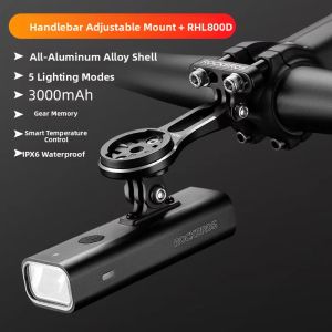 RockBros | High-Intensity Bicycle Light Combination Set with Mounting Bracket