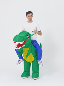 Child baby inflatable dinosaur costume toddler Halloween blowing up fancy dress kindergarten
