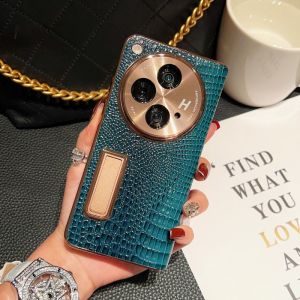 Oppo Find N3 Luxury Leather Case Electroplated Middle Axis Hinge Full Cover Collectible Edition Foldable Screen Protective Shell for Men