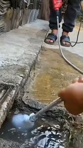 Pipe Cleaner Kawat Pembersih Saluran Pipa Mampet Dengan Adaptor Bor 3m - 10m