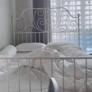 Cadar Hotel Cotton Premium Quality Fitted Sheet Set with Comforter - Queen/King Size - Soft Washable Fabric